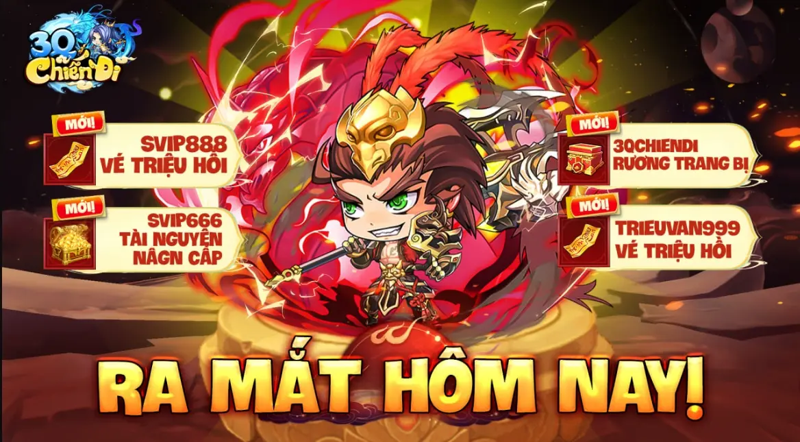 Ra mắt bộ code 3Q Chiến đi giá trị