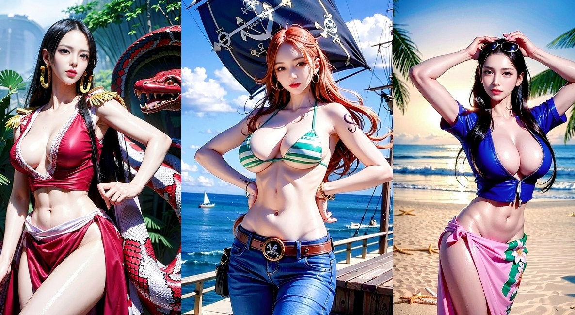 Ảnh gái xinh cosplay nhân vật anime One piece