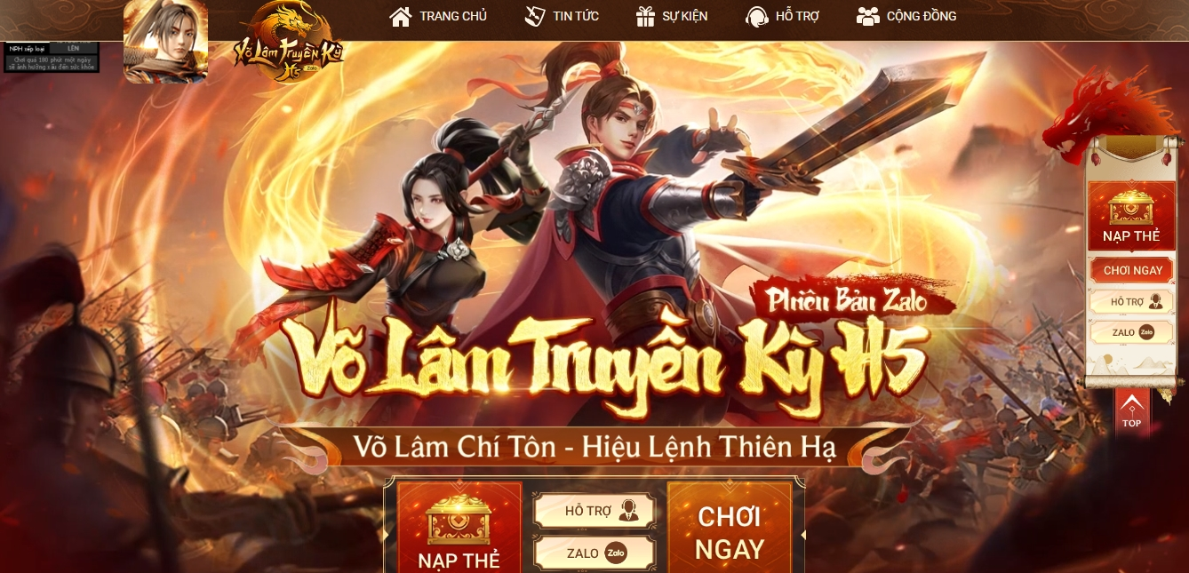 cần biết về VLTK H5 Võ lâm truyền kỳ H5