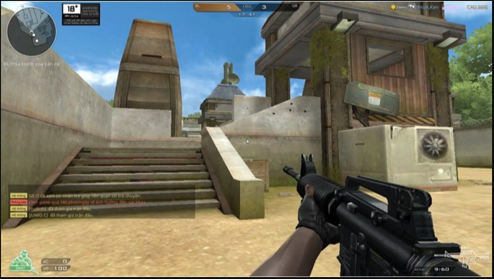 Chọn chế độ đấu đơn để khởi động