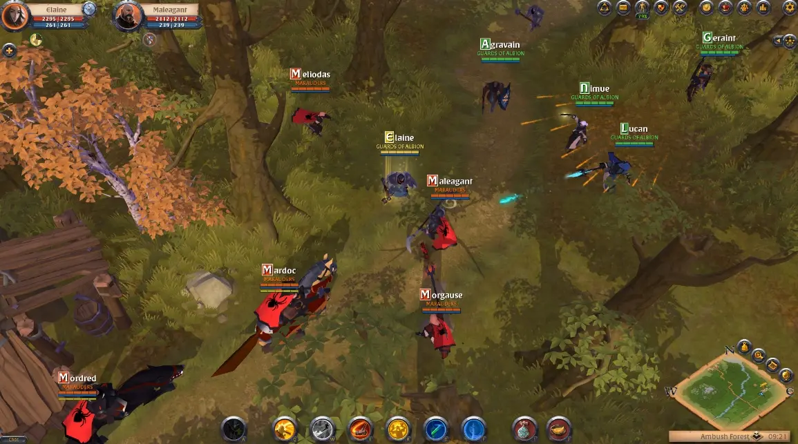 yếu tố nôi bật khi trải nghiệm game Albion online: