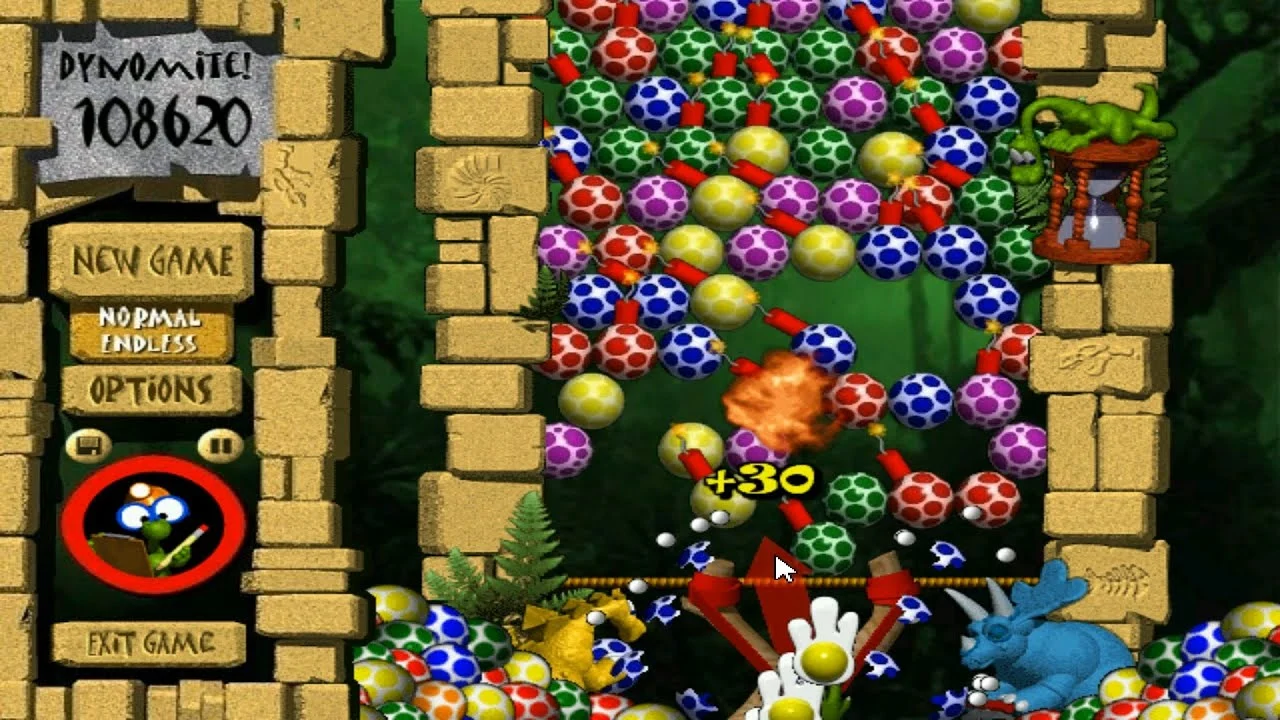 chế độ chơi bắn trứng khủng long