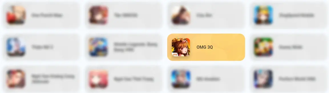 lấy số ID cho tài khoản game OMG 3Q