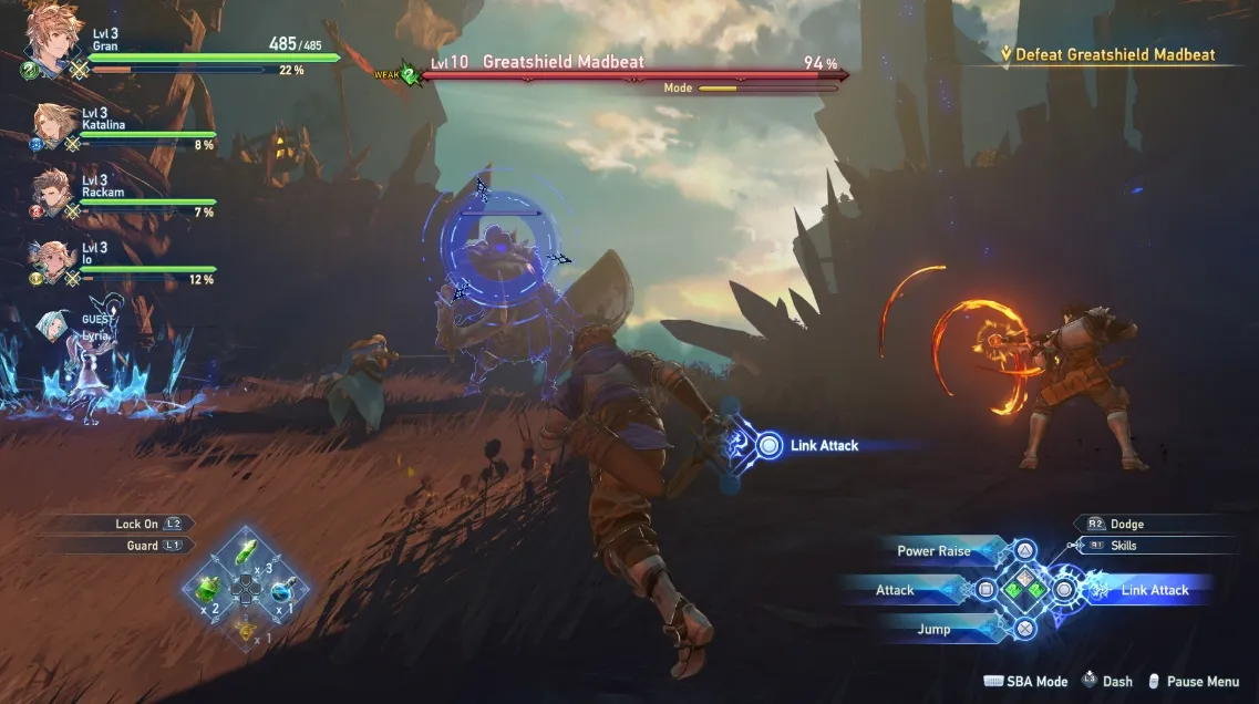 bí kíp chơi game Granblue Fantasy Relink