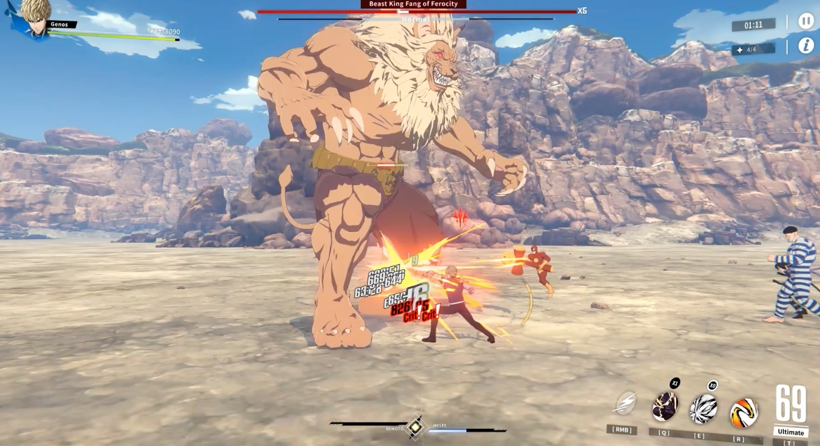 boss game One Punch Man World