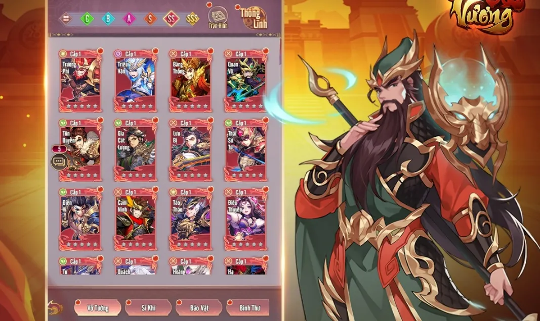 3Q Chân vương game thử tài chiến thuật