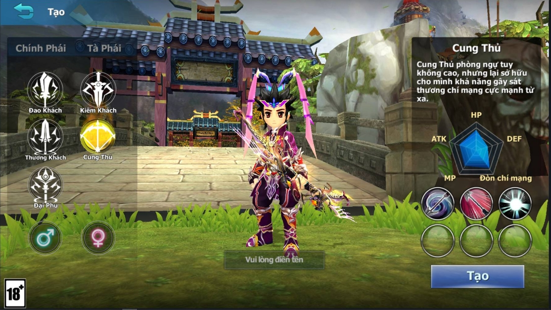 thiết kế nhân vật của Hiep Khach Giang Ho 