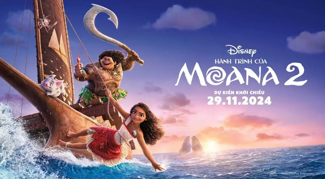Phim hoạt hình Disney Moana 2