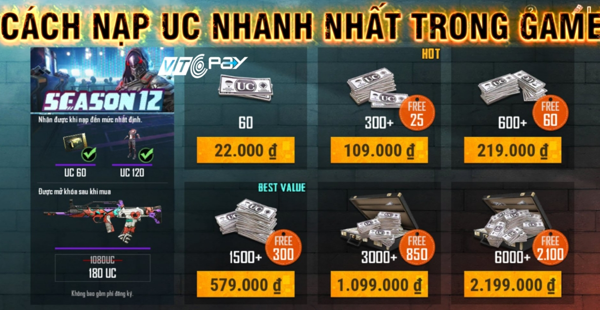 thắc mắc khi anh em nạp UC PUBG Mobile