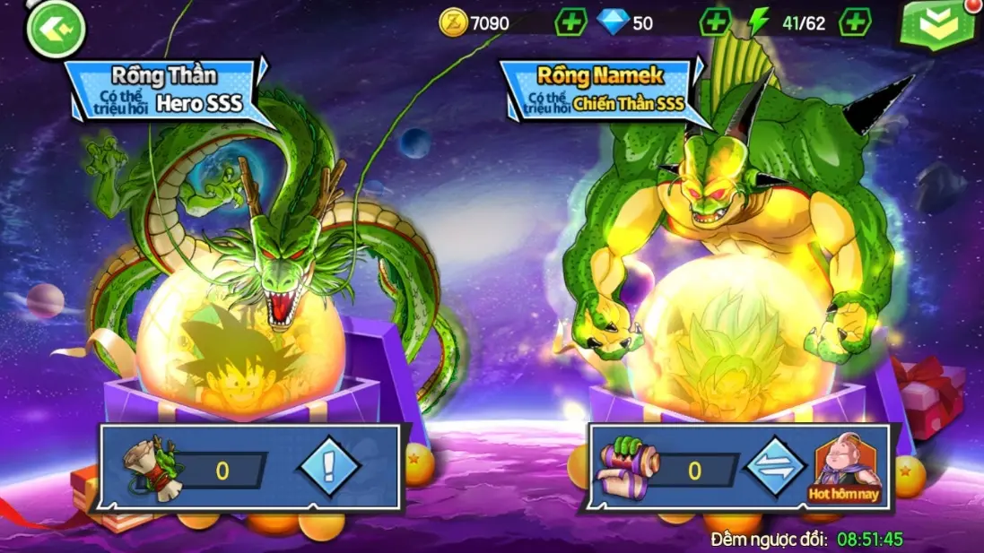 mã thưởng Rồng thần huyền thoại mới nhất