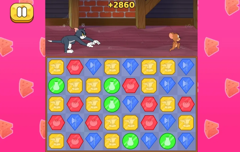 Gameplay trong Tom va Jerry – Mê cung chuột