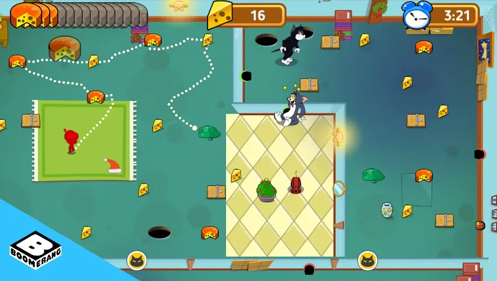 Tom va Jerry – Mê cung chuột là trò chơi vui nhộn