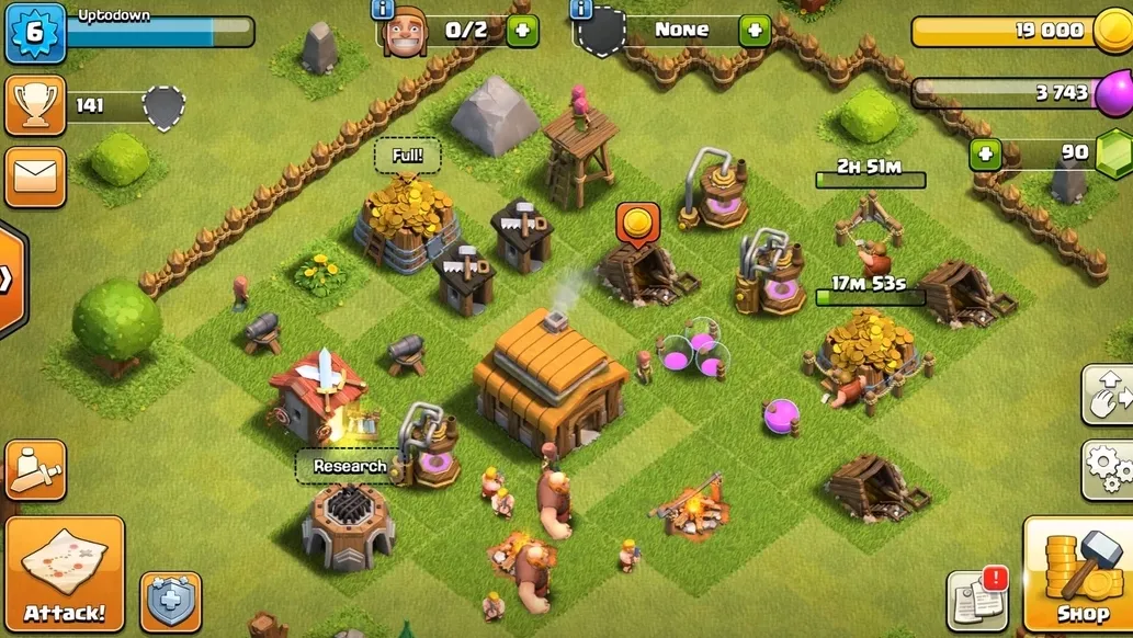 Game mini Clash of Clans