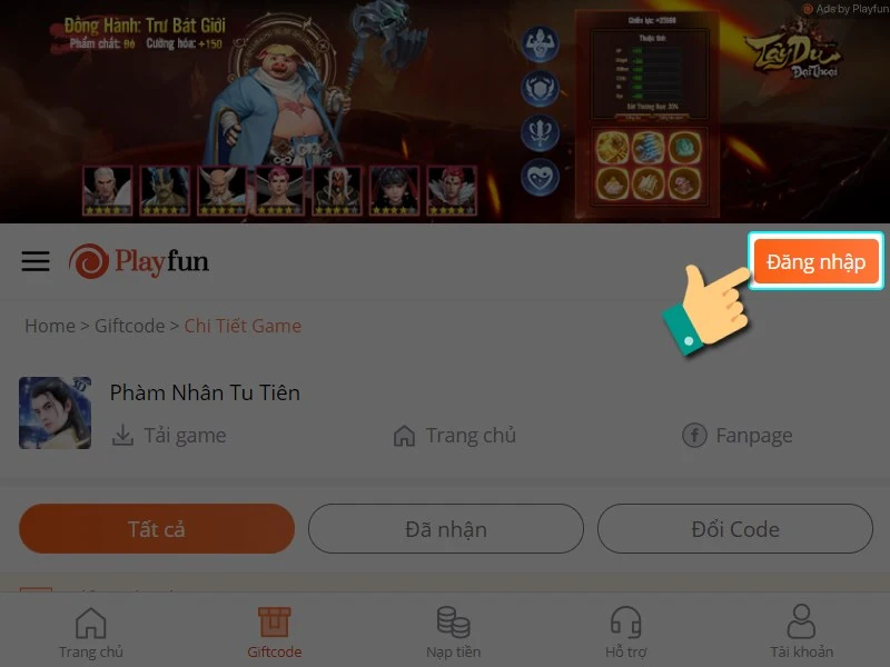 code game Pham Nhan Tu Tien Duyên khởi mới