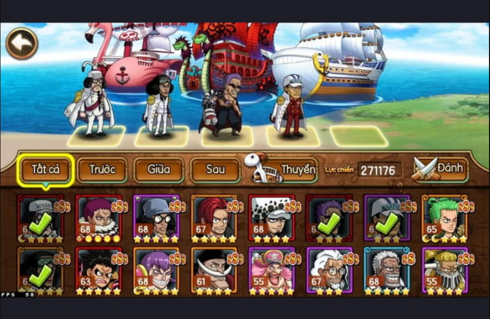 vào cổng Kame chơi Huyền Thoại Hải Tặc