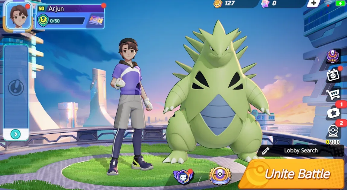 Đấu Pokémon Unite Apk theo lối Moba