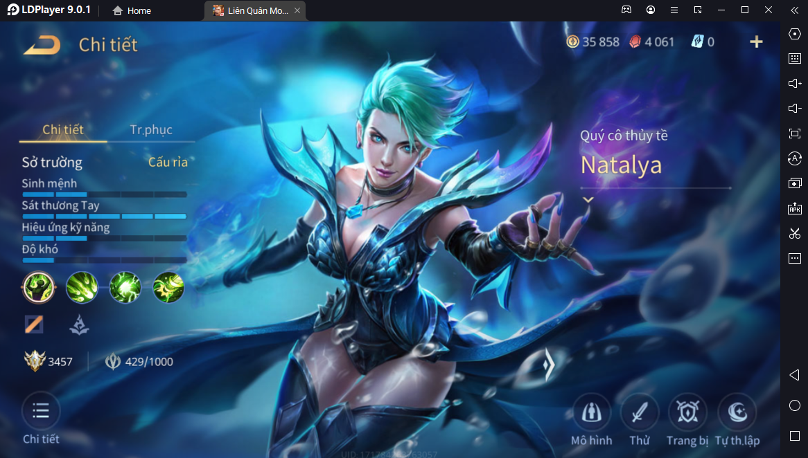 Nhân vật được điều chỉnh cho cảm giác mới mẻ