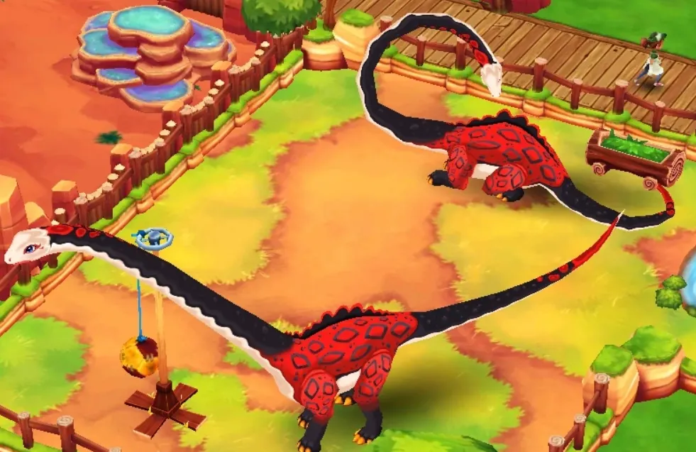 làm quen chăm sóc các chú khủng long