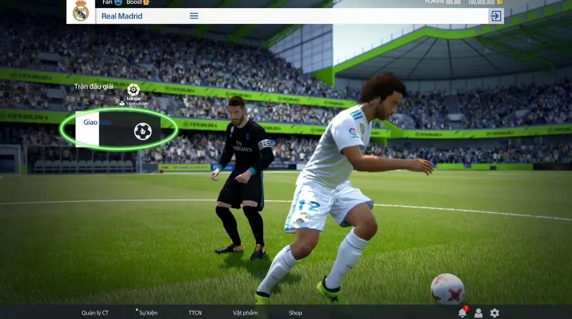 chế độ đấu game bóng đá FIFA Online 4