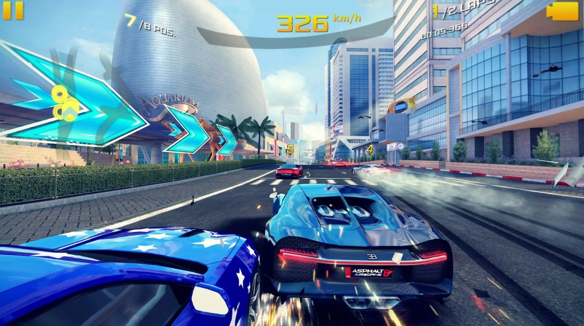 nổi bật của trò chơi đua xe Asphalt 8