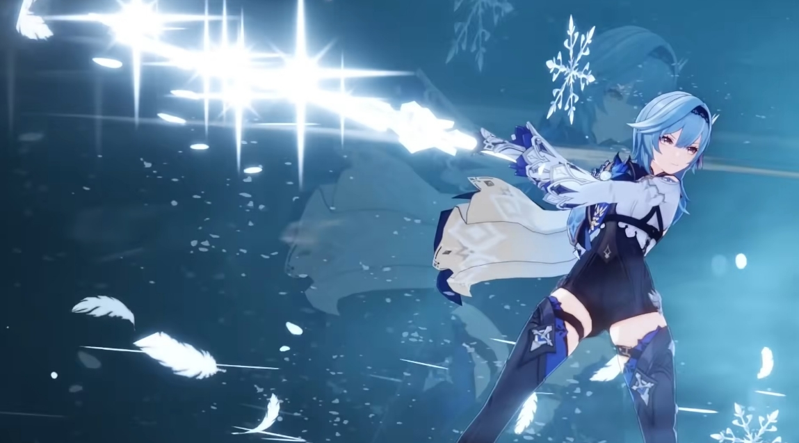 Eula tấn công với tốc độ nhanh chóng