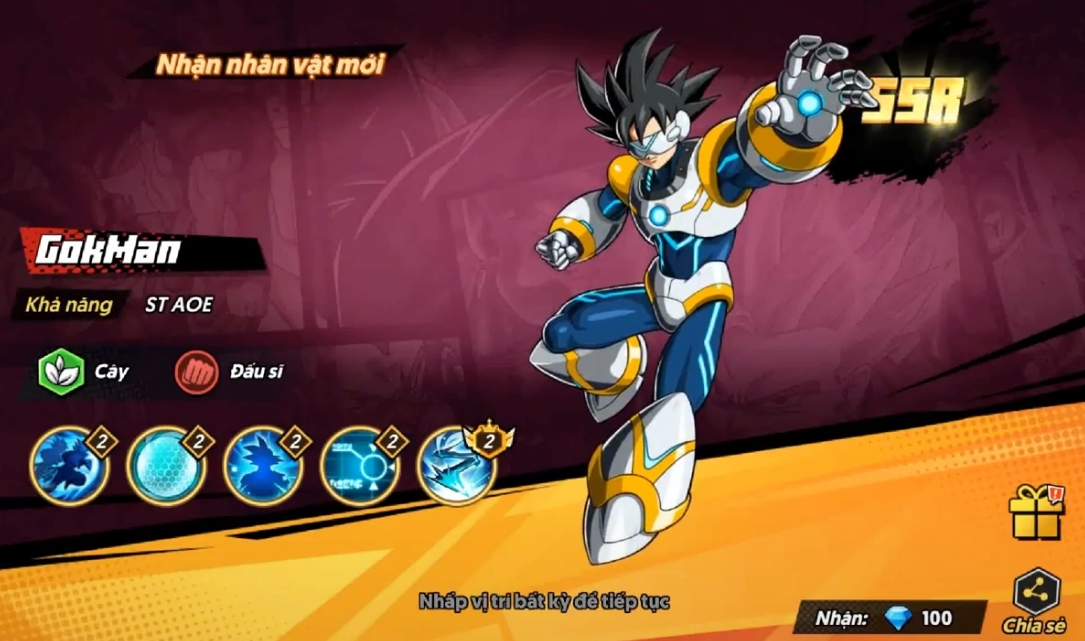 Hệ thống nhân vật trong Kame Legend 