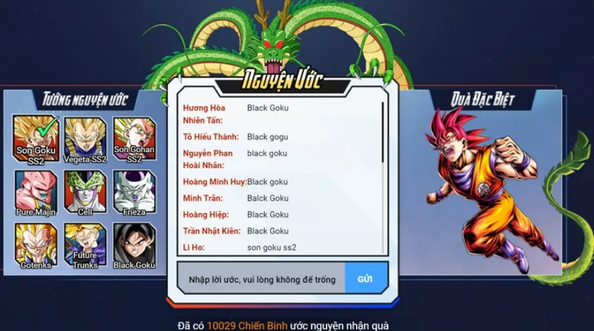 chi tiết hơn nữa về Rồng Thần Siêu Cấp 