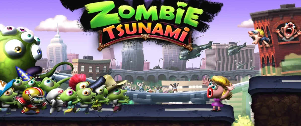 trở thành zombie trong game Zombie Tsunami