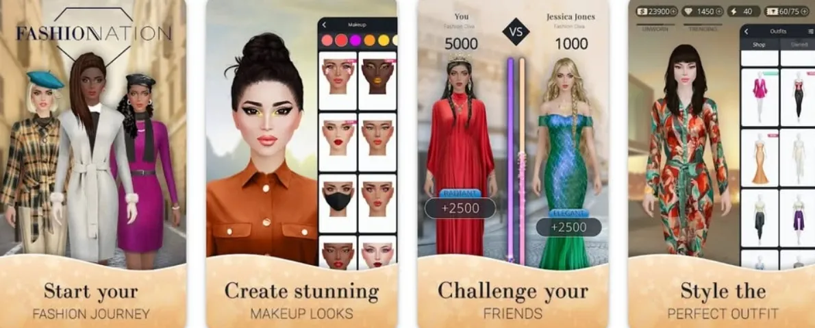 Fashion Nation: Style & Fame  là một game thời trang nổi bật 
