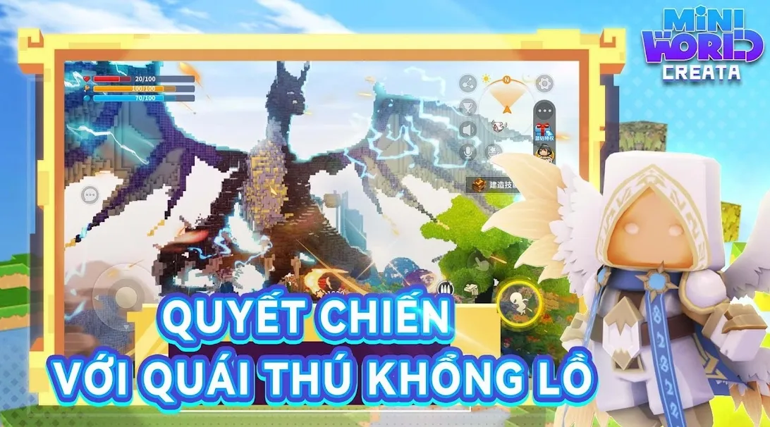 Tải Mini world: CREATA và thưởng thức một thế giới mở